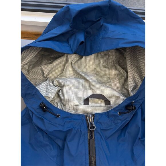 Eddie Bauer weatheredge lightweight jacket blue full zip hooded men’s XL TALL - Picture 9 of 14